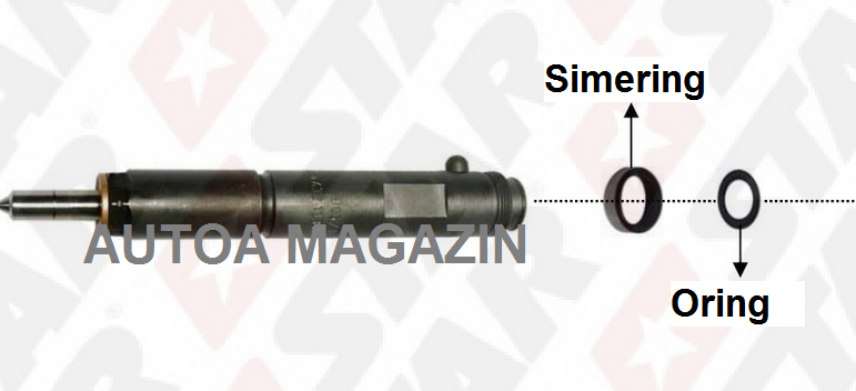 simering injector opel 2.0 si 2.2 diesel