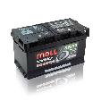 Acumulator auto Moll Start/Stop EFB 75Ah / 760A