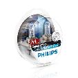 Set becuri auto halogen H4 Philips Master Duty Blue Vision 24V, 75/70W