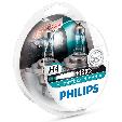 Set becuri auto halogen H4 Philips Xtreme Vision 12V, 60/55W